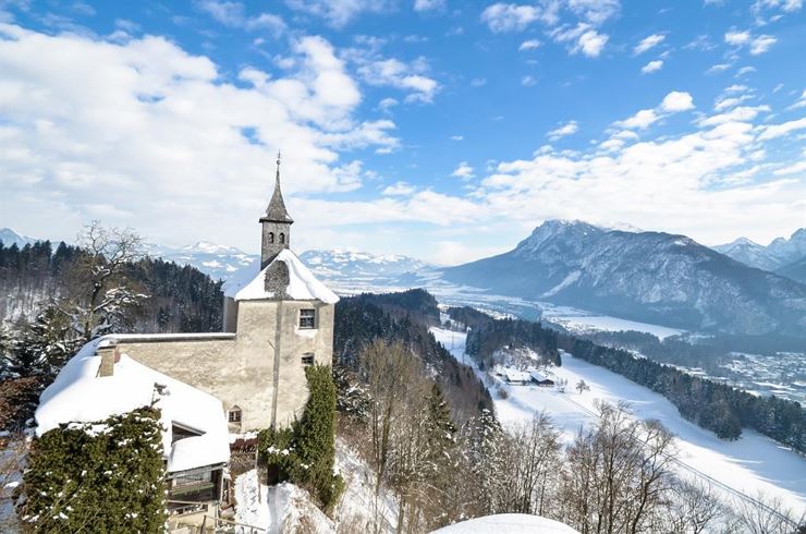 Winterwanderung zur Thierberg-Kapelle