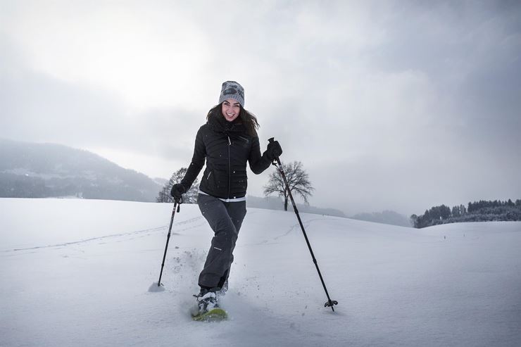 Abend-Schneeschuhwanderung