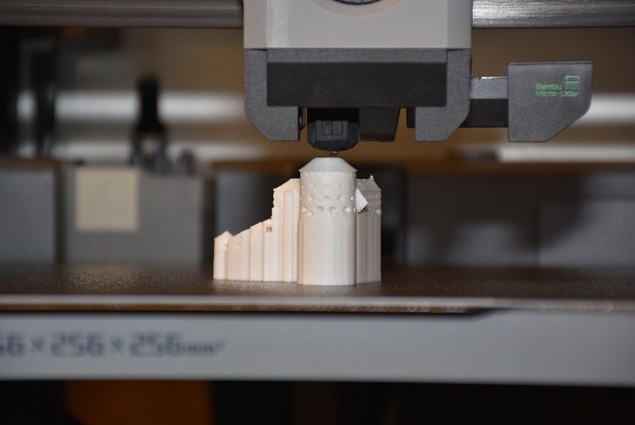 3D-Druck der Festung Kufstein kurz vor Fertigstellung