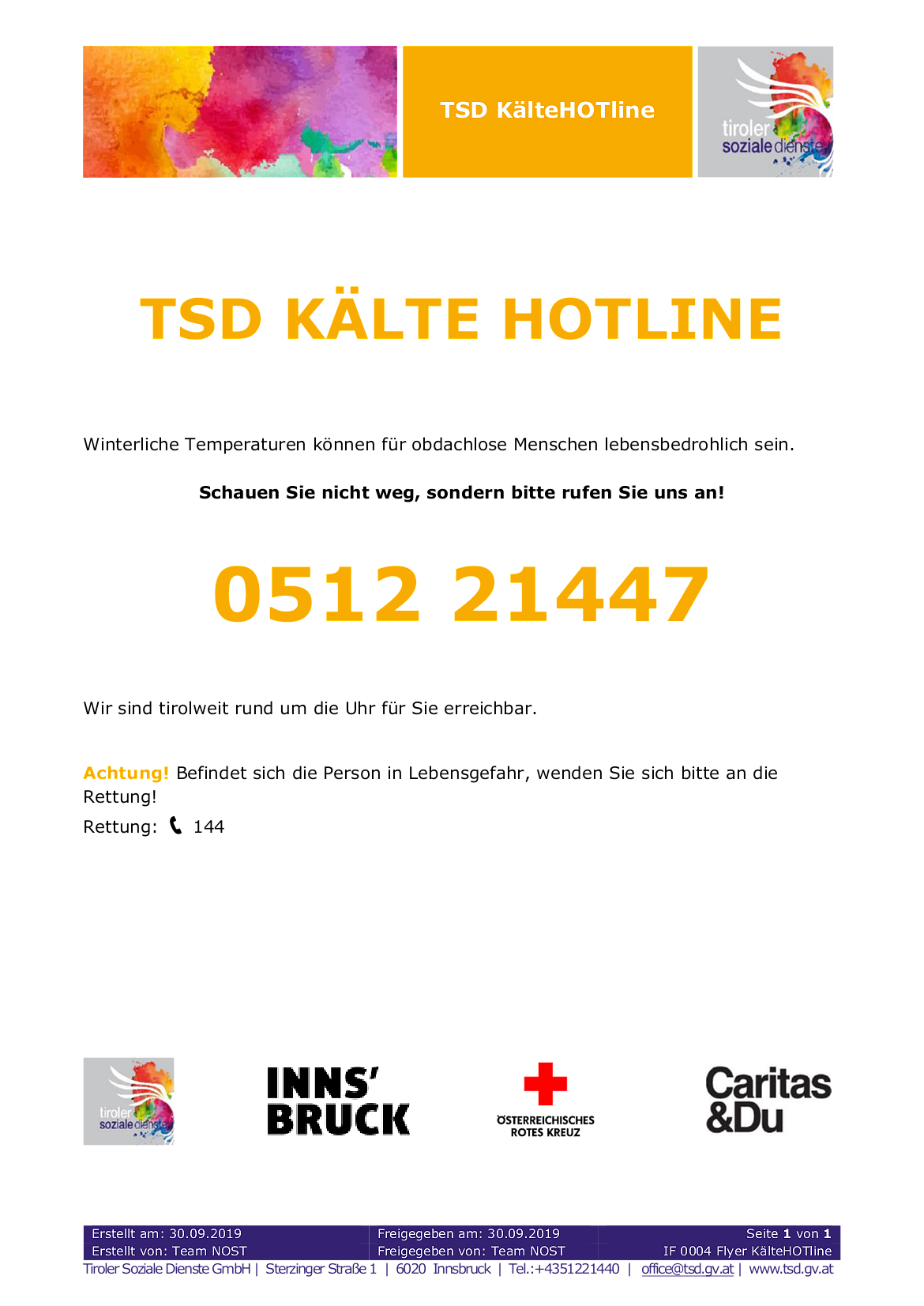 IF 0004 Flyer KälteHOTline